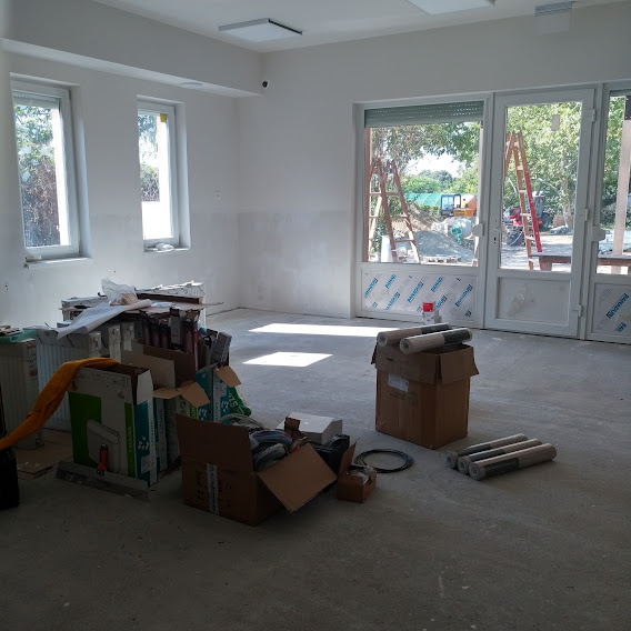 Utolsó fázis - az új bölcsőde építése